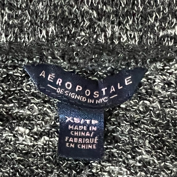 Aeropostale Open Front Marbled Gray Wrap - Picture 3 of 4
